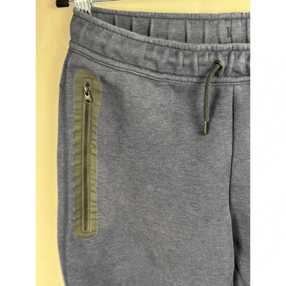 Nike Boys Tech Fleece Joggers Navy Blue Heathered Pants XL FD3287-473